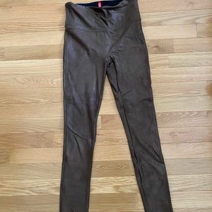 Spanx faux leather leggings